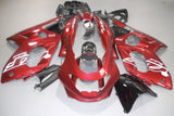 Red and White Fairing Kit for a 1998, 1999, 2000, 2001, 2002, 2003, 2004, 2005, 2006 & 2007 Yamaha YZF600R motorcycle