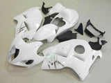 White and Chrome Fairing Kit for a 1999, 2000, 2001, 2002, 2003, 2004, 2005, 2006, & 2007 Suzuki GSX-R1300 Hayabusa motorcycle