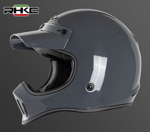 Gray RHKC Motorcycle Helmet at KingsMotorcycleFairings.com