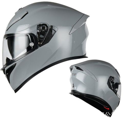 Gray Ryzen Motorcycle Helmet at KingsMotorcycleFairings.com
