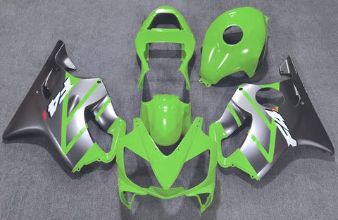Honda CBR600F4i (2001-2003) Green & Matte Silver Fairings