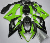 Green, Black and Silver Fairing Kit for a 2005 & 2006 Suzuki GSX-R1000 motorcycle