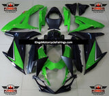 Green, Black and Silver Fairing Kit for a 2011, 2012, 2013, 2014, 2015, 2016, 2017, 2018, 2019, 2020 & 2021 Suzuki GSX-R750 motorcycle