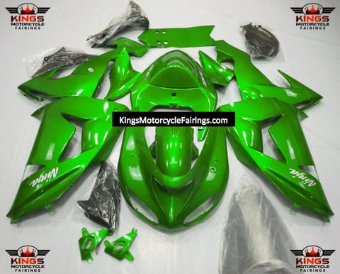 Fairing Kit For A Kawasaki ZX10R (2006-2007) Green