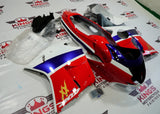 Red, White, Blue and Gold Fairing Kit for a 1996, 1997, 1998, 1999, 2000, 2001, 2002, 2003, 2004, 2005, 2006 & 2007 Honda CBR1100XX Super Blackbird motorcycle by KingsMotorcycleFairings.com