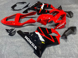 Red and Black Fairing Kit for a 2001, 2002, 2003 Honda CBR600F4i motorcycle