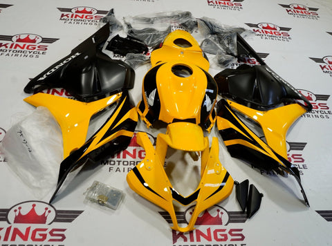 HONDA CBR600RR Fairings (2009-2012) Yellow, Black, Matte Black, White at KingsMotorcycleFairings.com
