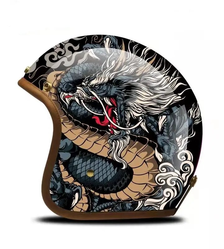 Hand Painted Asian Dragon Motorcycle Helmet Hand Painted Asian Dragon Motorcycle Helmet
