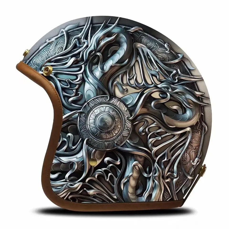 Hand Painted Metal Dragon Motorcycle Helmet Hand Painted Metal Dragon Motorcycle Helmet