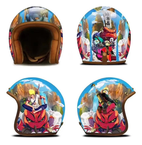 Hand Painted Naruto Motorcycle Helmet is brought to you by KingsMotorcycleFairings.com