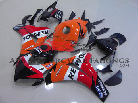Honda CBR1000RR (2008-2011) Orange, Red, Black & White Repsol Fairings