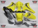 Yellow and Black Fairing Kit for a 2008, 2009, 2010 & 2011 Honda CBR1000RR motorcycle - KingsMotorcycleFairings.com