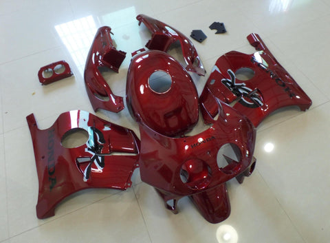 Dark Red Fairing Kit for a 1990, 1991, 1992, 1993, 1994, 1995, 1996, 1997 & 1998 Honda CBR250 MC22 motorcycle