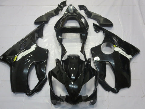 Honda CBR600F4i (2001-2003) Black, White, Silver & Yellow Fairings