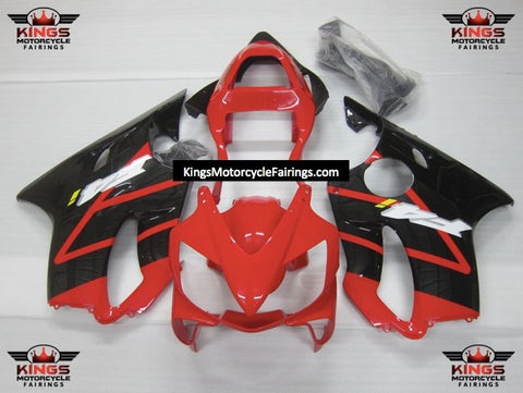 Honda CBR600F4i (2001-2003) Red, Black, White & Yellow Fairings - KingsMotorcycleFairings.com
