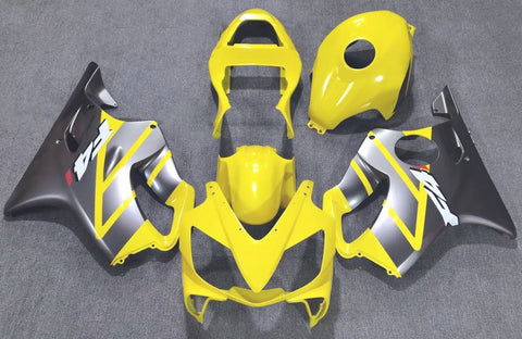 Honda CBR600F4i (2001-2003) Yellow & Matte Silver Fairings