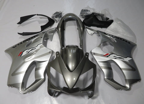 Honda CBR600F4i (2004-2007) Silver, White & Black Fairings