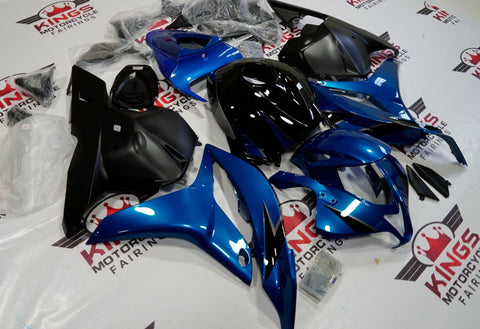 Honda CBR600RR (2009-2012) Blue, Matte Black & Black Fairings at KingsMotorcycleFairings.com