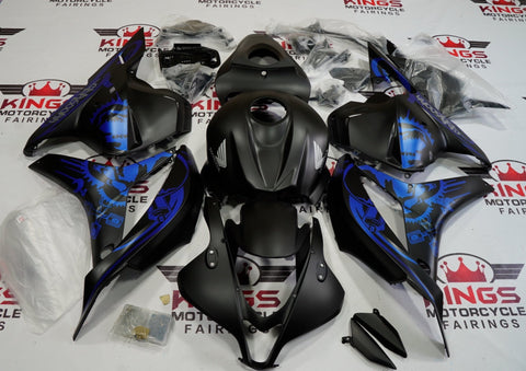 Honda CBR600RR (2009-2012) Matte Black & Matte Blue Gear Fairings