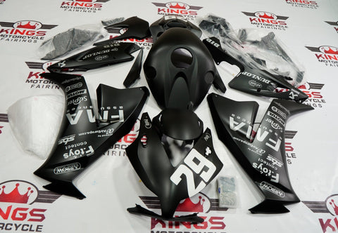 Honda CBR1000RR Fairings (2012-2016) Matte Black FMA at KingsMotorcycleFairings.com