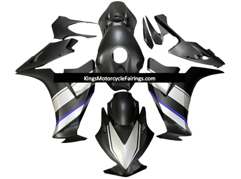 Honda CBR1000RR Fairings (2012-2016) Matte Black, Silver, Blue at KingsMotorcycleFairings.com