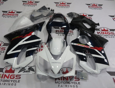 Honda CBR600F4i Fairings (2001-2003) White & Black F Sport at KingsMotorcycleFairings.com