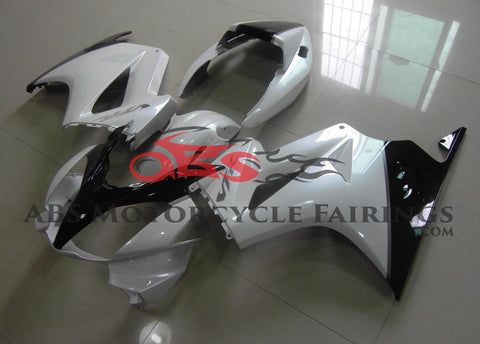 Honda VFR800 (2002-2013) Pearl White, Black, Silver Fairings at KingsMotorcycleFairings.com