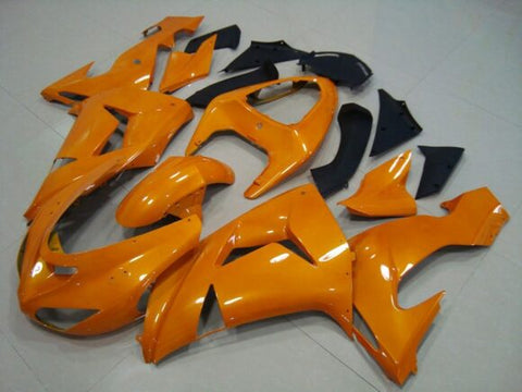 Kawasaki ZX10R Fairing Parts (2006-2007) Orange Gloss at KingsMotorcycleFairings.com