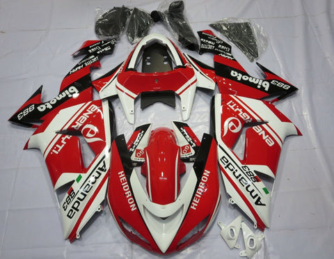 Kawasaki ZX10R Fairings (2006-2007) Red, White, Black at KingsMotorcycleFairings.com
