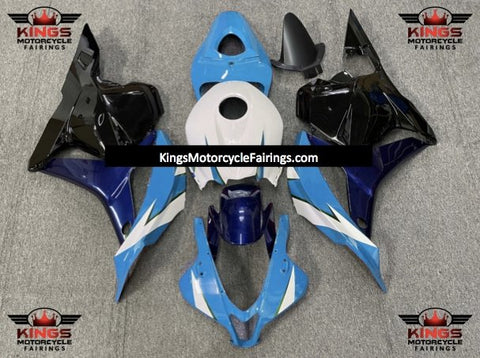 Honda CBR600RR (2009-2012) Light Blue, White, Dark Blue & Black Fairings