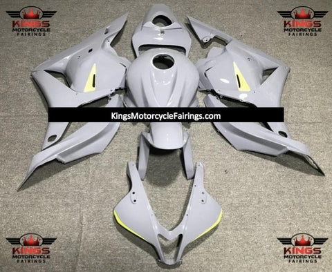 Honda CBR600RR (2009-2012) Light Gray & Yellow Fairings