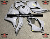 Light Gray and Yellow Fairing Kit for a 2009, 2010, 2011 & 2012 Honda CBR600RR motorcycle