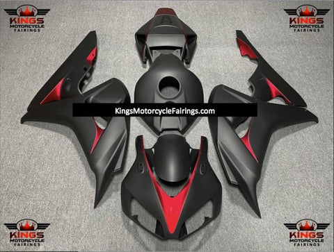Honda CBR1000RR (2006-2007) Matte Black & Red Fairings