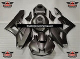 Matte Gunmetal Gray Fairing Kit for a 2013, 2014, 2015, 2016, 2017, 2018, 2019, 2020 & 2021 Honda CBR600RR motorcycle