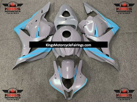 Honda CBR600RR (2009-2012) Matte Nardo Gray & Light Blue Fairings