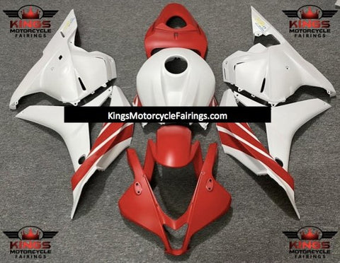 Honda CBR600RR (2009-2012) Matte Red & Matte White Fairings