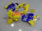 Yellow and Blue Fairing Kit for a 1990, 1991, 1992, 1993, 1994, 1995, 1996, 1997 & 1998 Honda CBR250 MC22 motorcycle