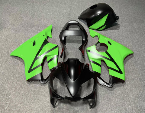 Honda CBR600F4i (2001-2003) Matte Black & Green Fairings