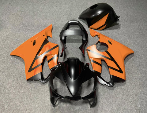 Honda CBR600F4i (2001-2003) Matte Black & Orange Fairings