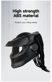Matte Black Predator HNJ Motorcycle Helmet - KingsMotorcycleFairings.com