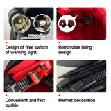 Matte Black Predator HNJ Motorcycle Helmet - KingsMotorcycleFairings.com