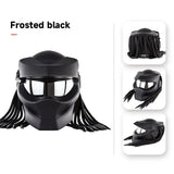 Matte Black Predator HNJ Motorcycle Helmet - KingsMotorcycleFairings.com