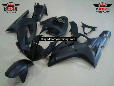 Fairing kit for a Kawasaki ZX6R 636 (2003-2004) Matte Black