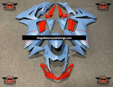 Matte Blue and Red Fairing Kit for a 2011, 2012, 2013, 2014, 2015, 2016, 2017, 2018, 2019, 2020 & 2021 Suzuki GSX-R750 motorcycle