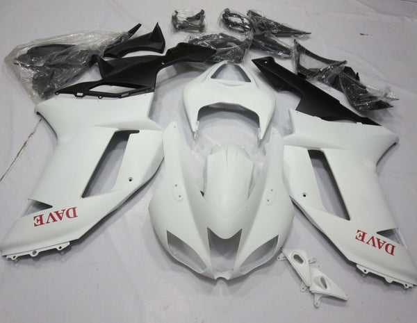 Fairings | Kawasaki ZX6R 636 (2007-2008) Matte White, Red