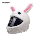 White Rabbit Cartoon Motorcycle Helmet Cover is brought to you by KingsMotorcycleFairings.com