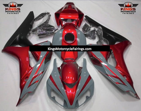 Honda CBR1000RR (2006-2007) Nardo Gray, Red & Matte Black Fairings