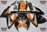 Orange, Black and Silver Fairing Kit for a 2006 & 2007 Suzuki GSX-R750 motorcycle