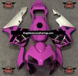 Pink, Black and Silver Fairing Kit for a 2003 and 2004 Honda CBR600RR motorcycle