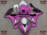 Pink, White and Black Fairing Kit for a 2012, 2013, 2014, 2015 & 2016 Honda CBR1000RR motorcycle